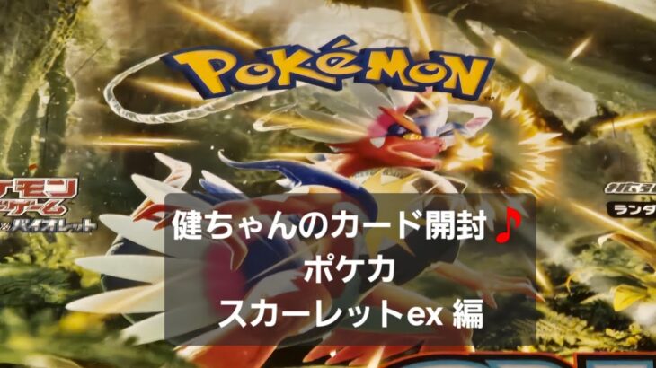 ポケカ スカーレットex 開封！！　サーナイトが欲しい！！