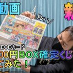 【新春動画】ワンピースカード10000円BOX確定くじやってみました～！！