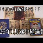 「カード投資」第2回1年間投資企画！『遊戯王ポケカワンピカード、1万円分で1番高騰するのはどれ！？』2025年1月途中経過報告