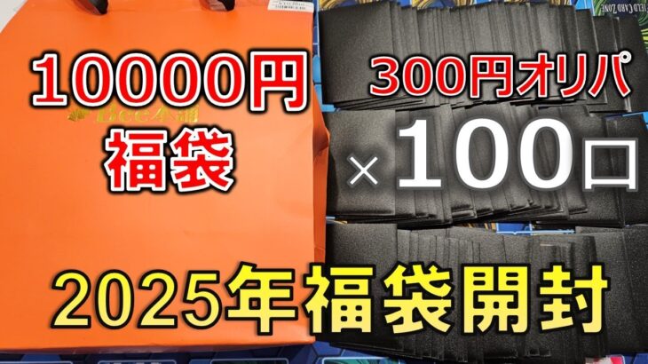 【遊戯王】Bee本舗さんで購入した1万円福袋とオリパを100口開封した結果…【開封】【福袋】