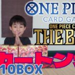 【ワンピースカード】THE BEST１カートン分開封！コミパラ出るか！？GODパックは存在するのか！？！？