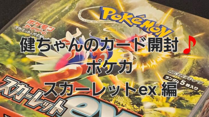 ポケカ スカーレットex 開封！！　毎日開封中～★