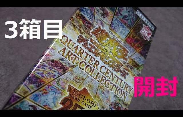 【遊戯王】ブラマジガールが欲しい 3箱目開封 QUARTER CENTURY ART COLLECTION 25周年記念